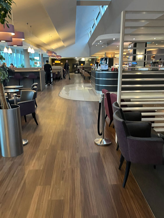 The Aspire Lounge in T1, Manchester Airport