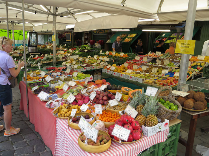 Munich's market stalls are more likely to prefer cash.