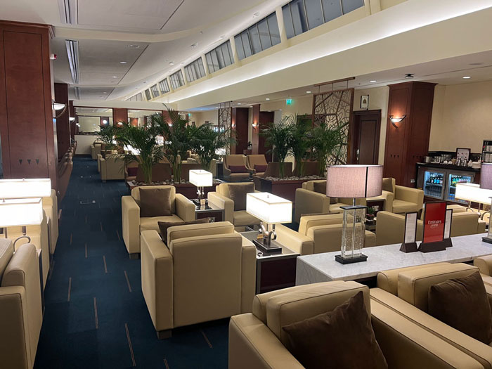 Emirates Lounge in T1, Manchester Airport