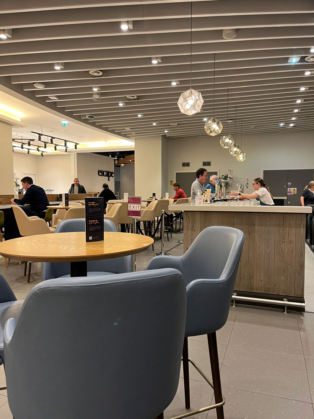 Welcome to the Escape Lounge in Manchester Airport Terminal 2