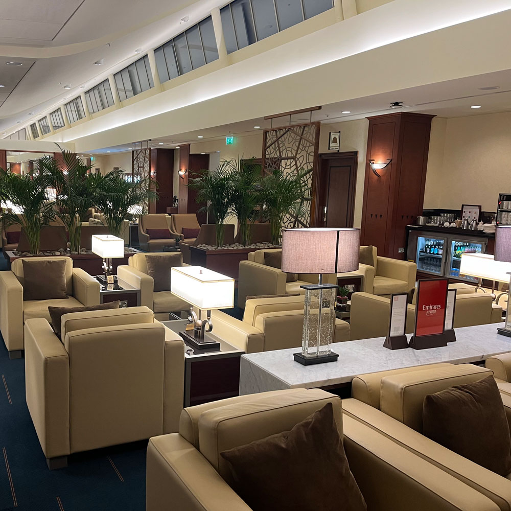 Plenty of space in the lounge