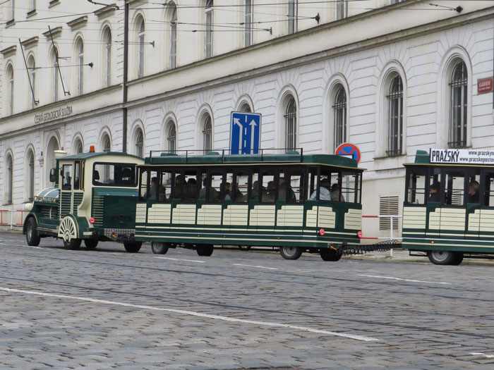 The land train will take you around some of the highlights