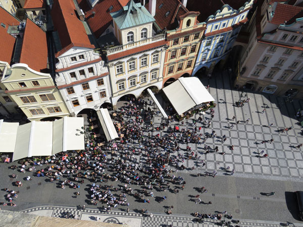 The Old Town Square, a medieval focal point of Prague