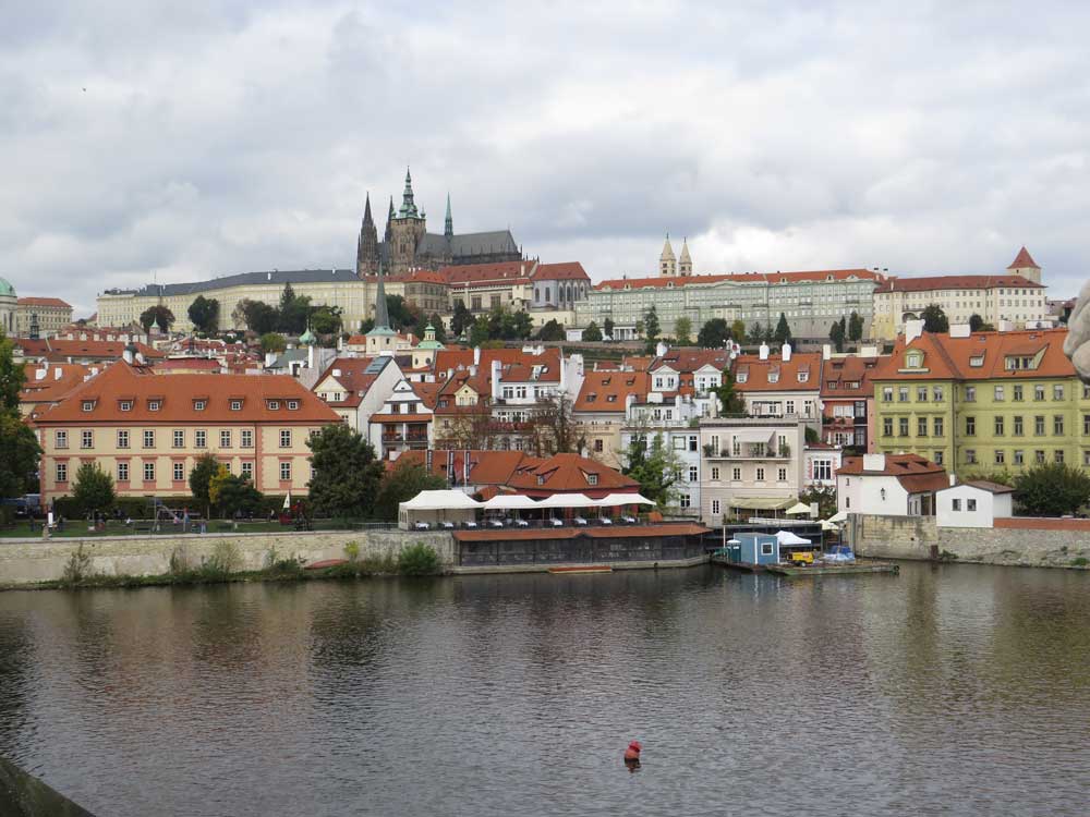 A view of the Vlatava River